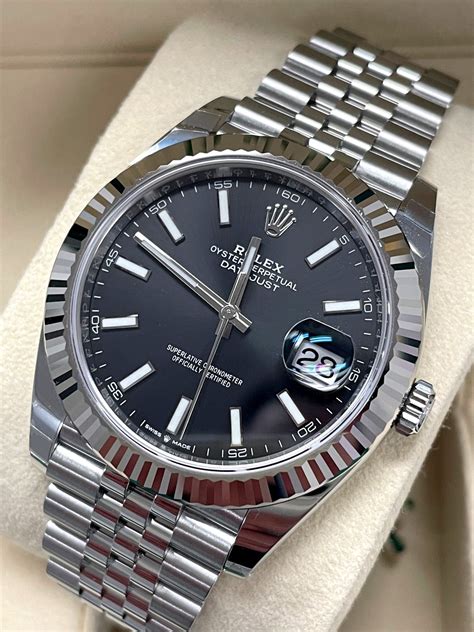 rolex datejust silver stainless steel watch|2022 rolex datejust 41mm.